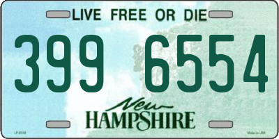 NH license plate 3996554