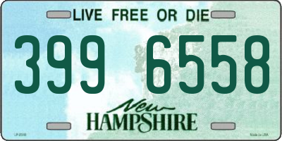 NH license plate 3996558