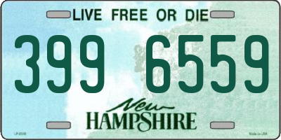 NH license plate 3996559