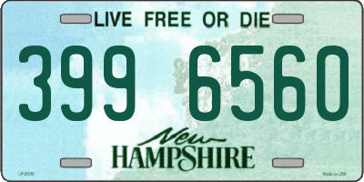 NH license plate 3996560