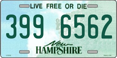 NH license plate 3996562