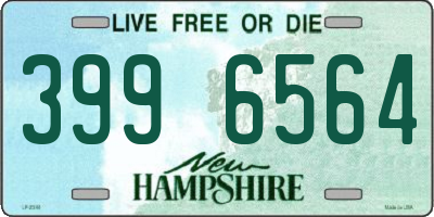 NH license plate 3996564