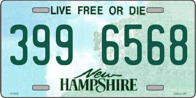 NH license plate 3996568