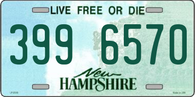 NH license plate 3996570