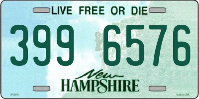 NH license plate 3996576