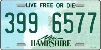 NH license plate 3996577