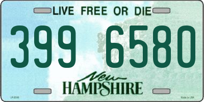 NH license plate 3996580