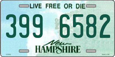 NH license plate 3996582