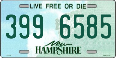 NH license plate 3996585