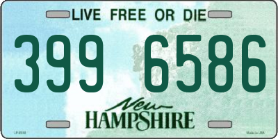 NH license plate 3996586