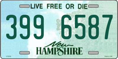 NH license plate 3996587