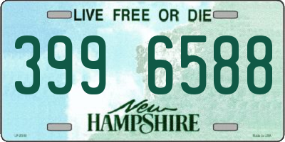 NH license plate 3996588