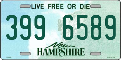 NH license plate 3996589