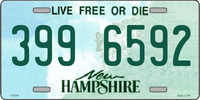 NH license plate 3996592