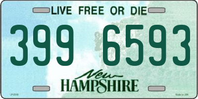 NH license plate 3996593