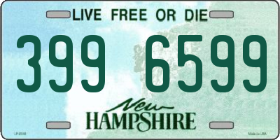 NH license plate 3996599