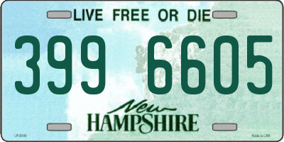 NH license plate 3996605