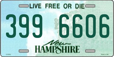 NH license plate 3996606