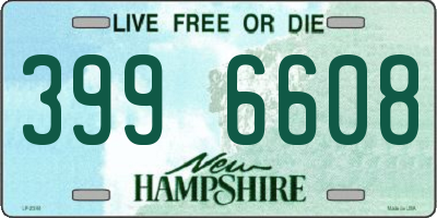 NH license plate 3996608