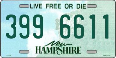 NH license plate 3996611