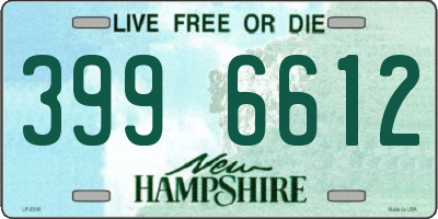 NH license plate 3996612