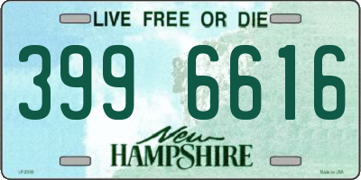 NH license plate 3996616