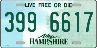 NH license plate 3996617