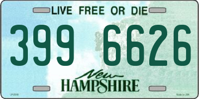 NH license plate 3996626