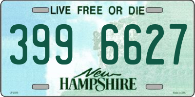 NH license plate 3996627