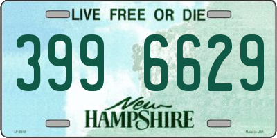 NH license plate 3996629