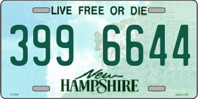 NH license plate 3996644