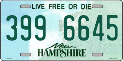 NH license plate 3996645