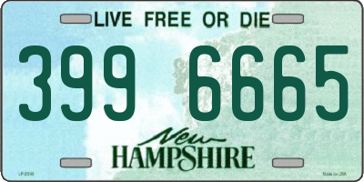 NH license plate 3996665