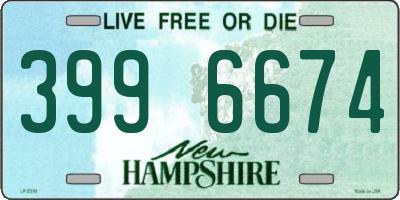 NH license plate 3996674