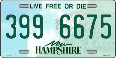 NH license plate 3996675