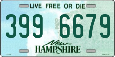 NH license plate 3996679