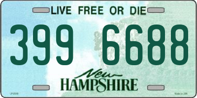 NH license plate 3996688