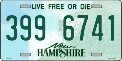 NH license plate 3996741