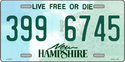 NH license plate 3996745