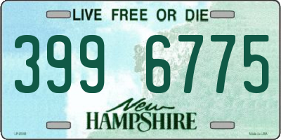 NH license plate 3996775