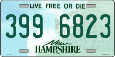 NH license plate 3996823