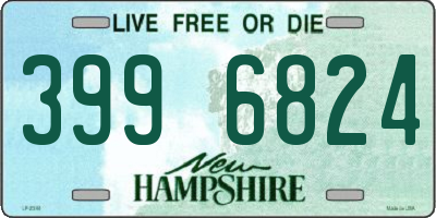 NH license plate 3996824