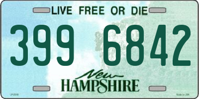 NH license plate 3996842