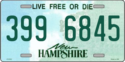 NH license plate 3996845