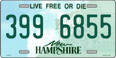 NH license plate 3996855