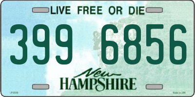 NH license plate 3996856