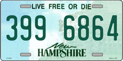 NH license plate 3996864