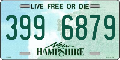 NH license plate 3996879