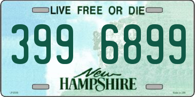 NH license plate 3996899