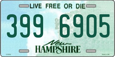 NH license plate 3996905